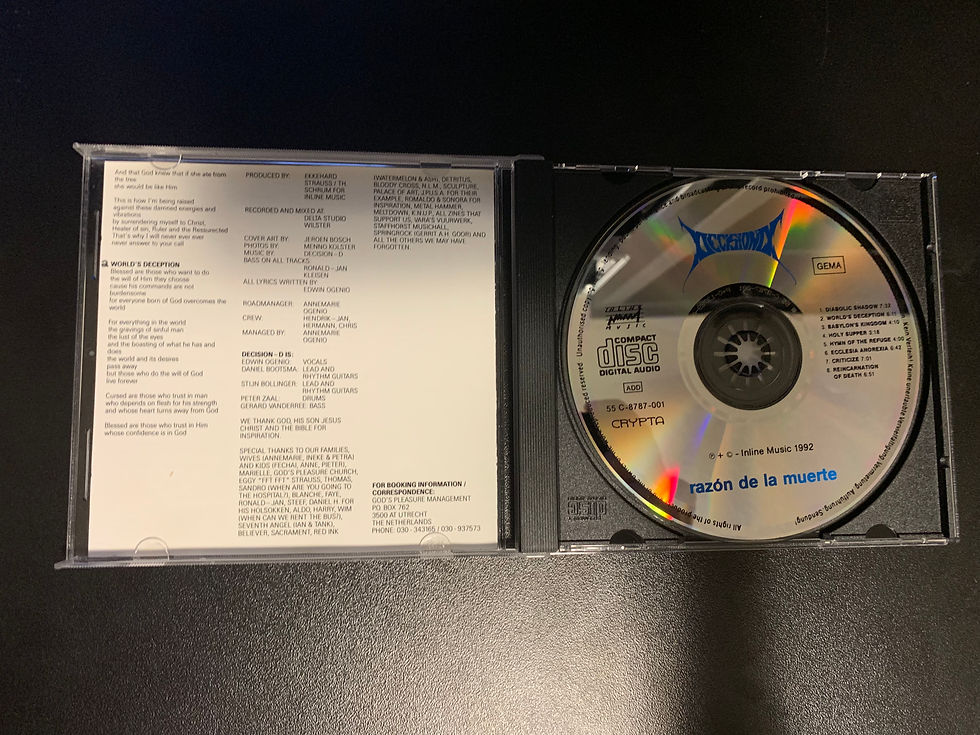 Thumbnail: Decision D ‎– Razón De La Muerte