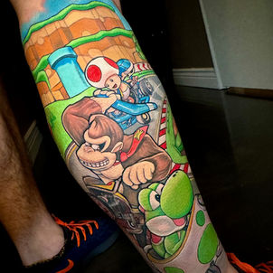 Mario Tattoo Brian French Joplin Tattoo Artist
