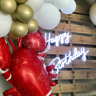 Happy Birthday Neon Sign