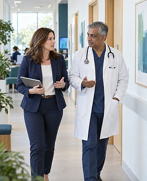 Physician practice management meeting