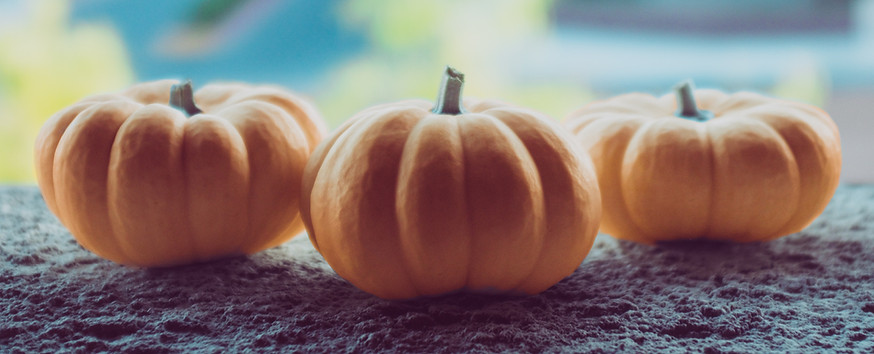 Three Pumpkins