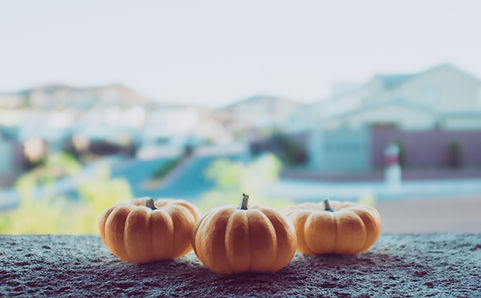 Three Pumpkins