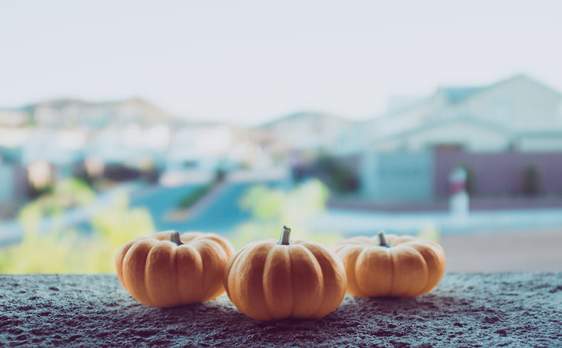 Three Pumpkins