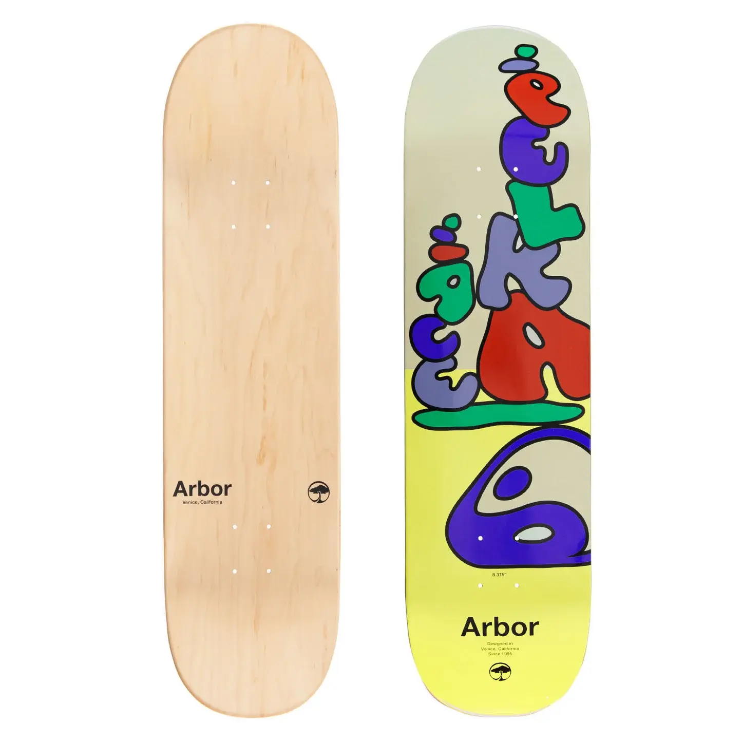 Skateboard Deck Arbor Ace Pelka 8.375 "Balance"