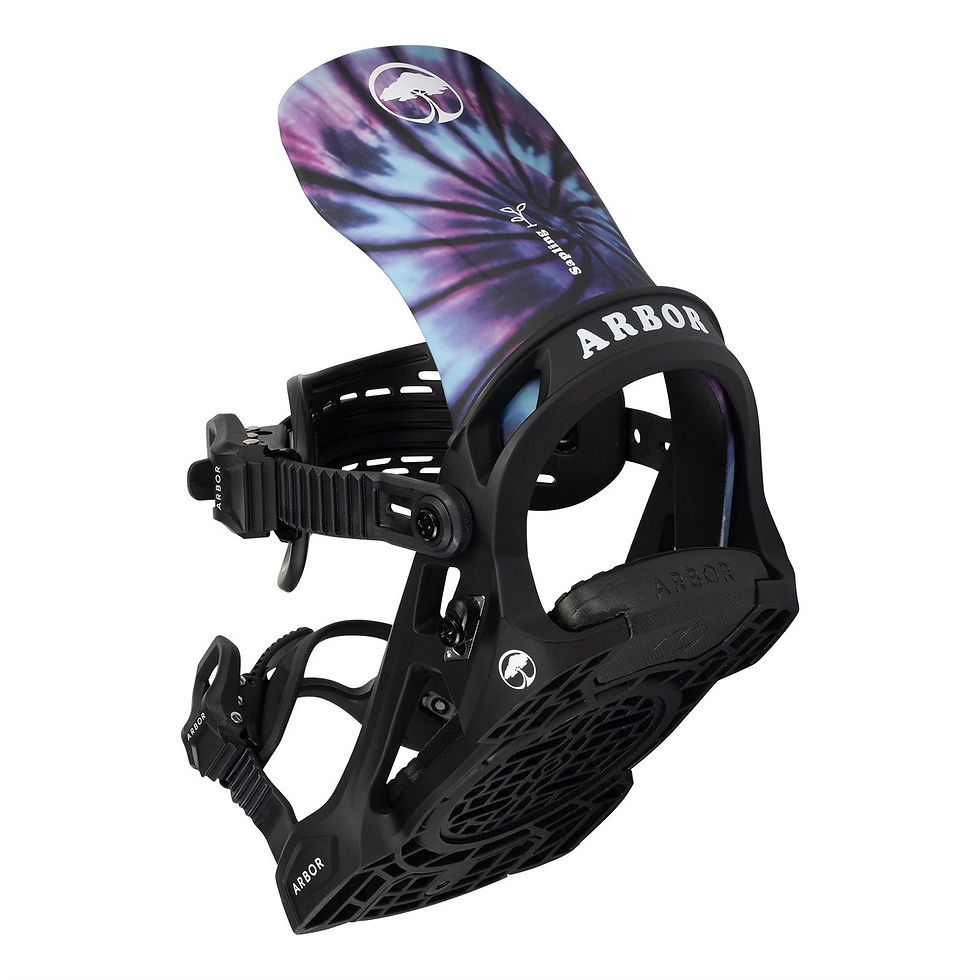 Miniaturbild: Arbor Sapling tie-dye Kids Snowboard Bindung