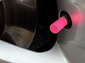 Pink Valve Stem Caps