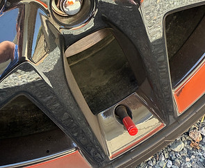 Red Valve Stem Caps