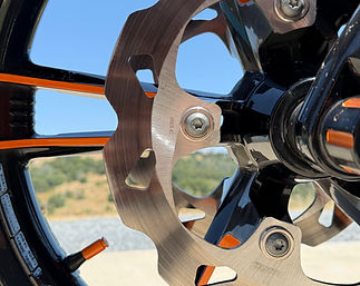 Orange Valve Stem Caps