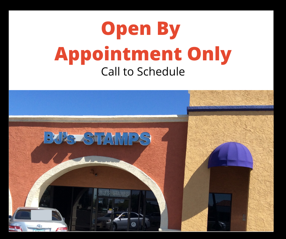 Location and Hours, Glendale, AZ BJ's Stamps and Coins