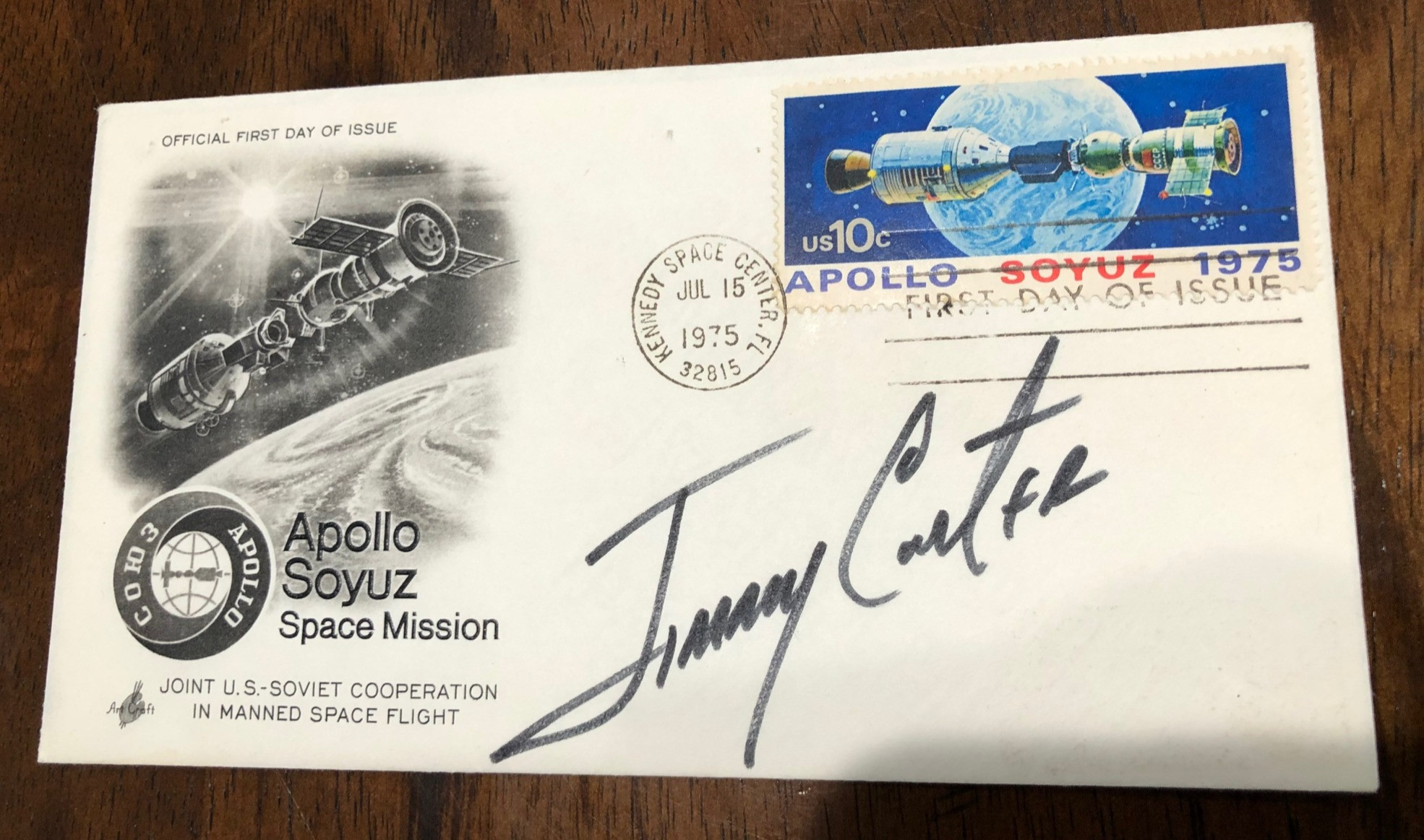 veryrarefirstdaycover1975apollosoyuzmissionpresidentjimmycarter