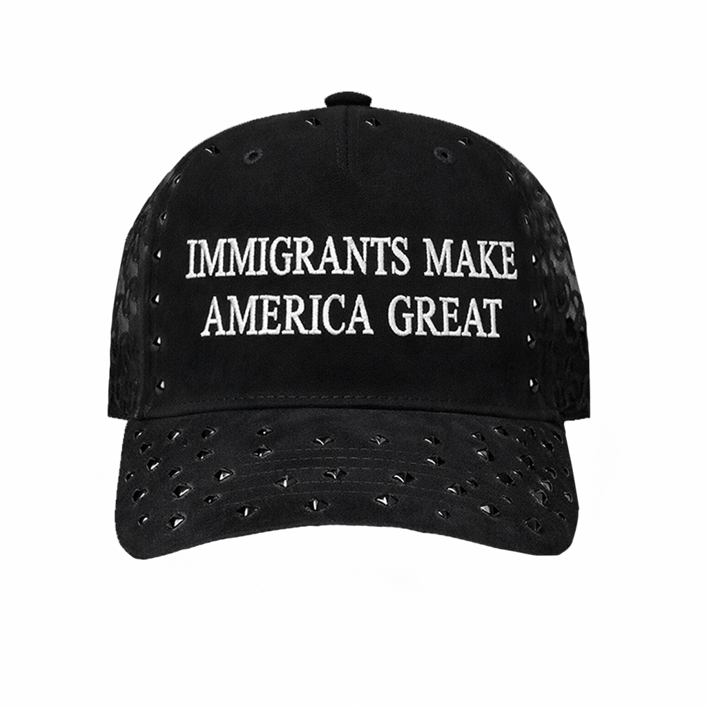 IMMIGRANTS MAKE AMERICA GREAT™ Black Diamond Lace Snapback