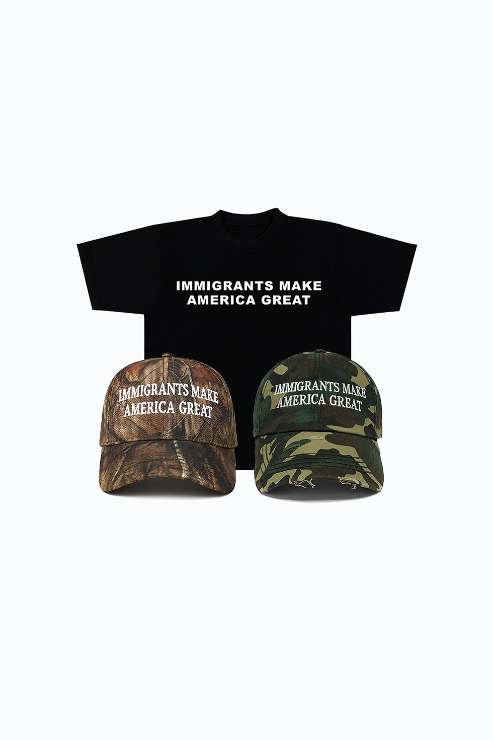 Power Bundle: 2 Hats + 1 Tee (Save Big!)