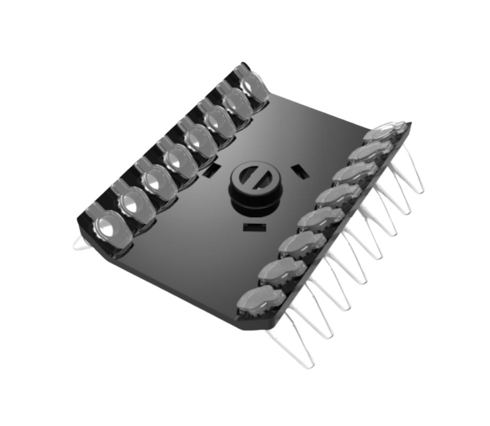 Rotor de tira PCR de rotor cerrado de 8 ranuras x 1,5/2,0 ml (2 x 8 x 0,2 ml)