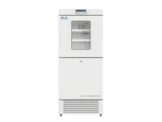 Combo refrigerador y congelador industrial YCD-FL450 para almacenamiento en sectores industriales.