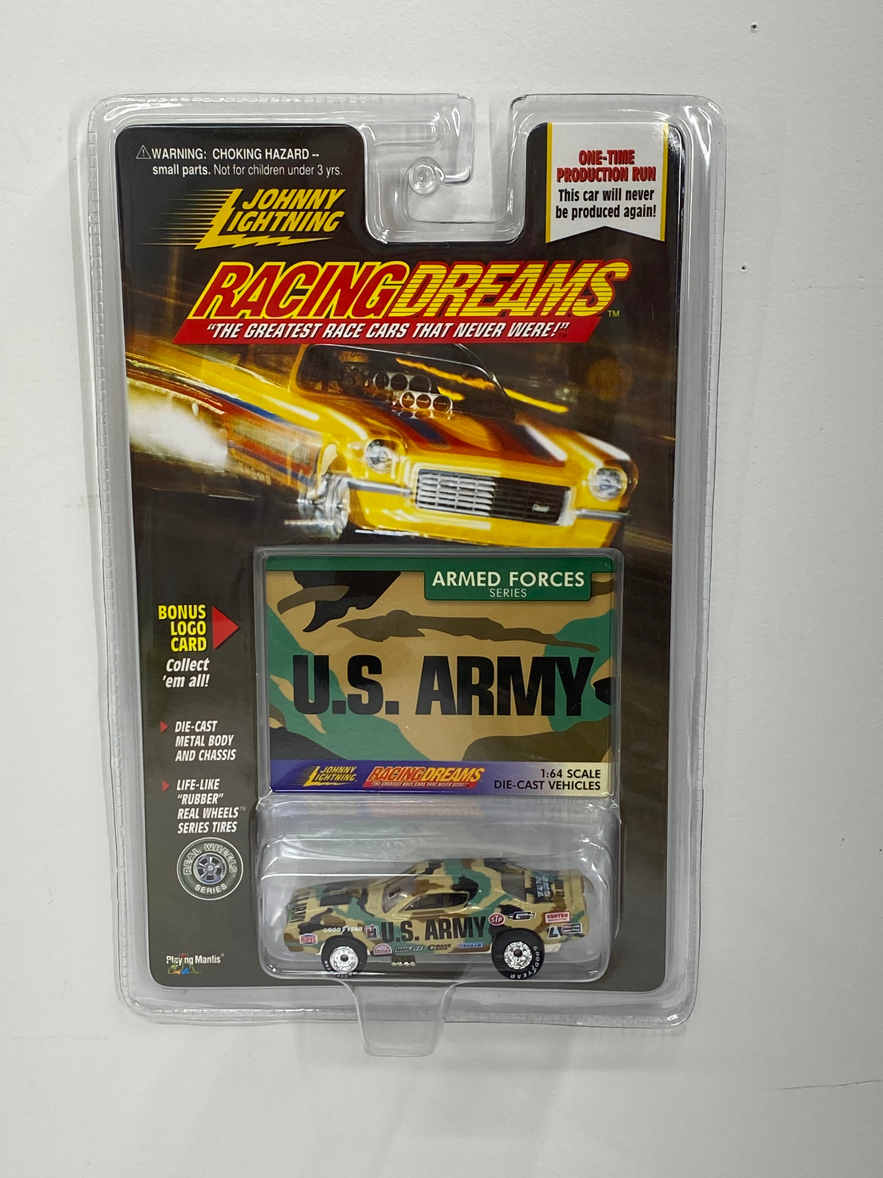 Johnny Lightning 1:64 Racing Dreams U.S. Army Car