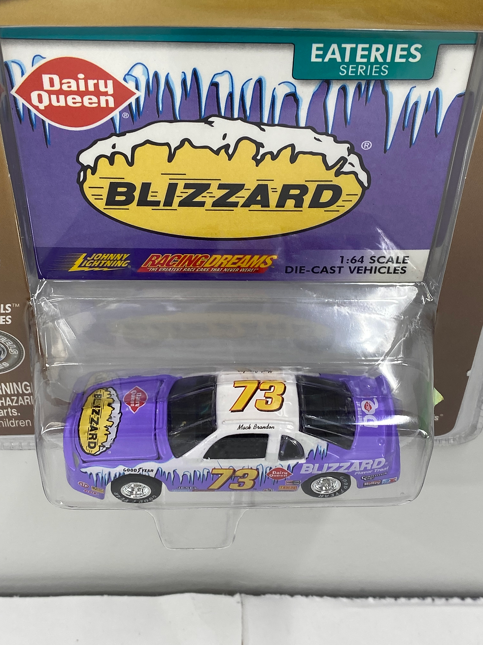 Thumbnail: Johnny Lightning 1:64 Racing Dreams Dairy Queen Blizzard Car