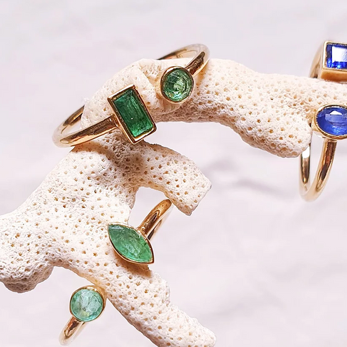Anillos en color tendencia
