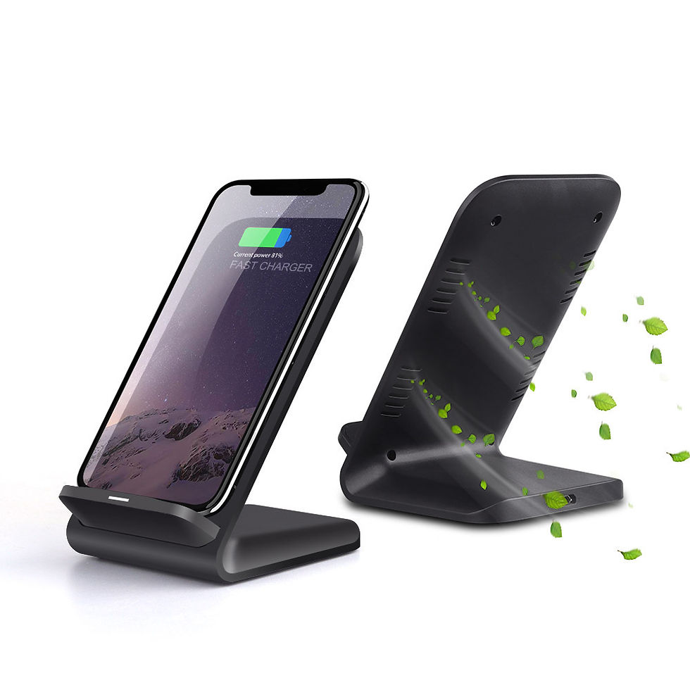 Thumbnail: FDGAO 15W Wireless Charger Compatible with Apple & Samsung