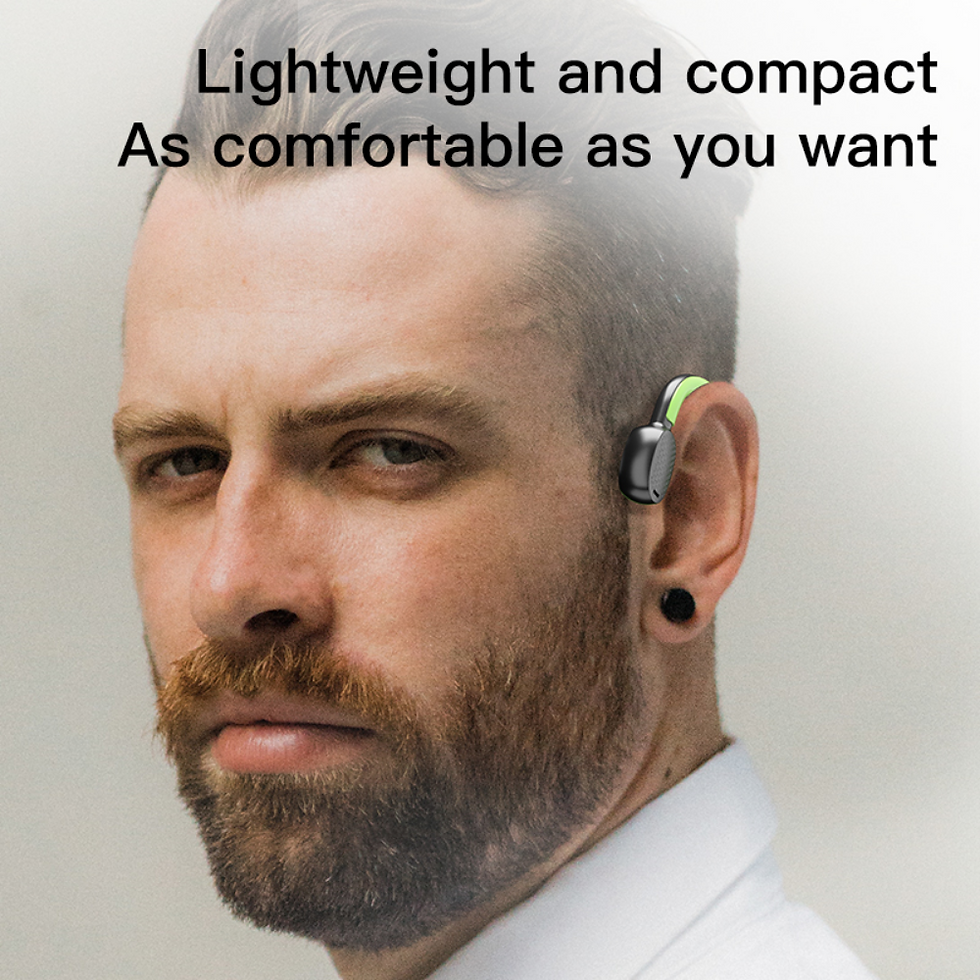 Thumbnail: Bone-Conductive Bluetooth Headset for Music & Calls
