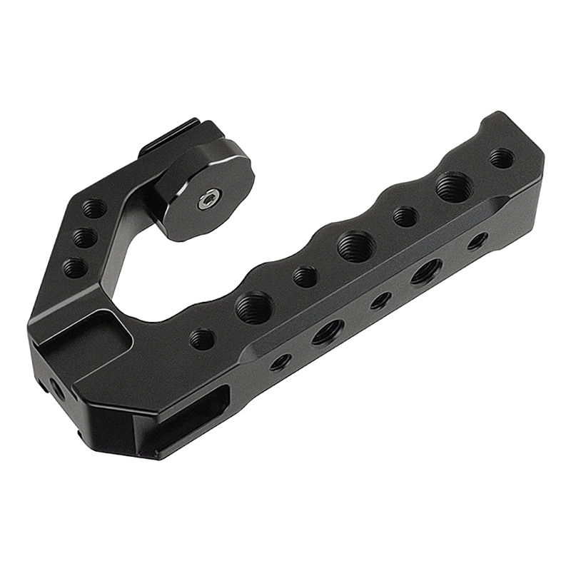 Multifunctional Camera Grip with Cold Shoe and Metal Rail