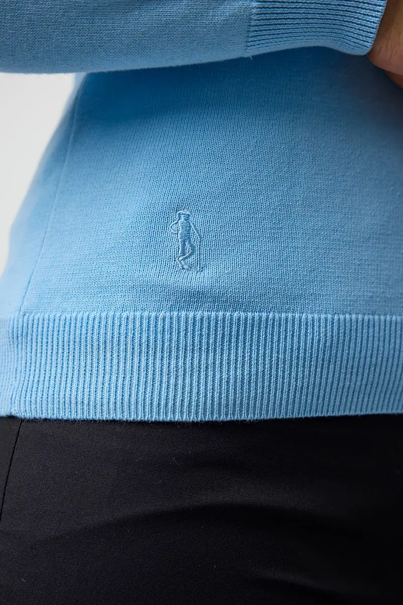 Thumbnail: Glenmuir Ava Ryder Cup 27 1/4 Zip Sweater