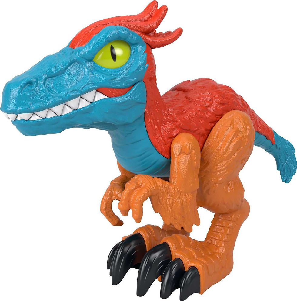 Imaginext Jurassic World Dominion Pyroraptor XL Poseable 10-Inch Dinosaur Toy f