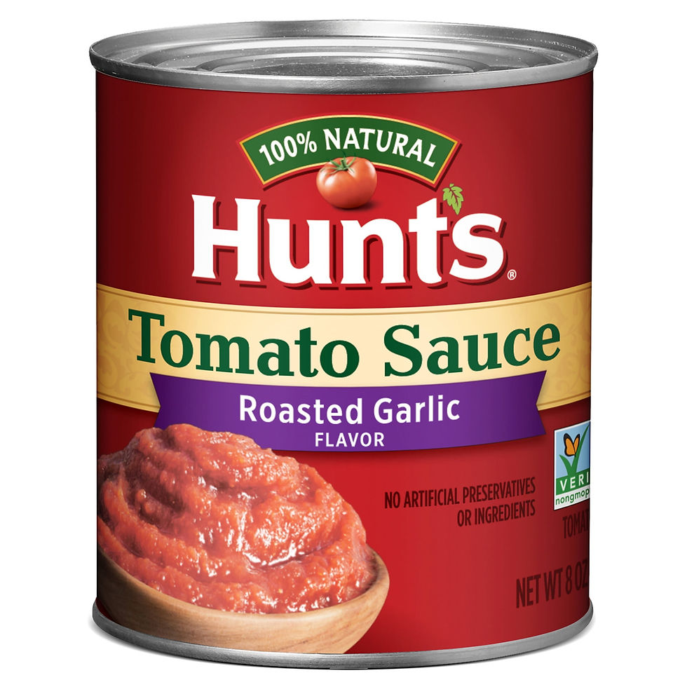 Hunt's Roasted Garlic Tomato Sauce, 8 oz Can