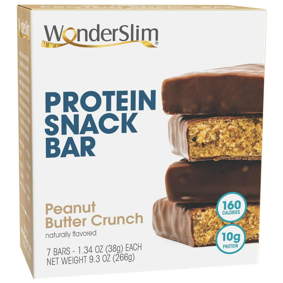 WonderSlim Protein Snack Bar, Peanut Butter Crunch (7ct)