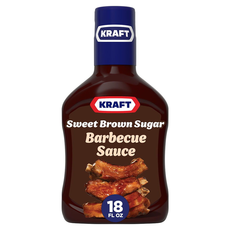 Kraft Sweet Brown Sugar Slow-Simmered Barbecue BBQ Sauce, 18 oz Bottle