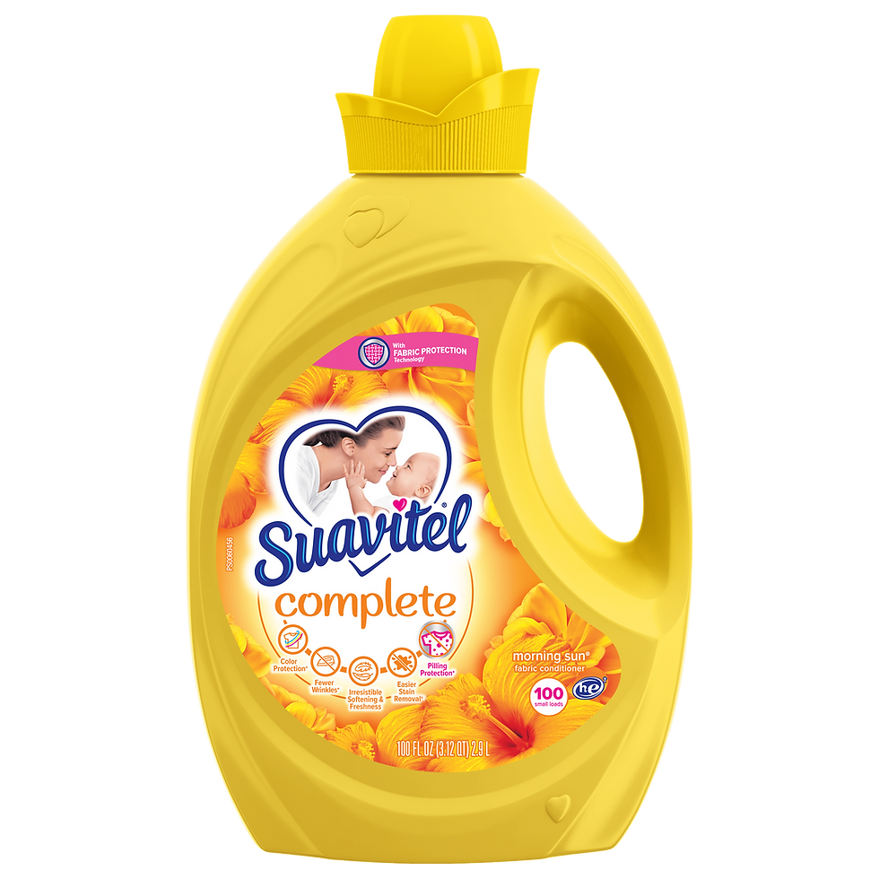 Suavitel Complete Liquid Fabric Softener and Conditioner, Morning Sun, 100 oz, 1