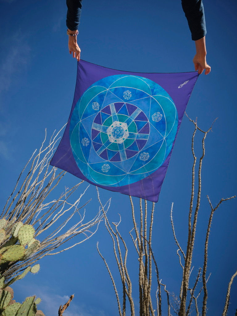 Thumbnail: Star Mother - Sacred Geometry Scarf