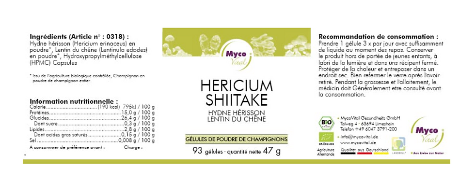 Miniature : HERICIUM - SHIITAKE (318)