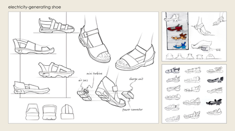 Electricity-Generating Shoe Process