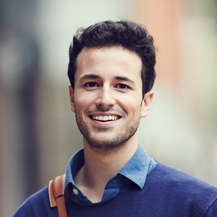 Man with Blue Sweater