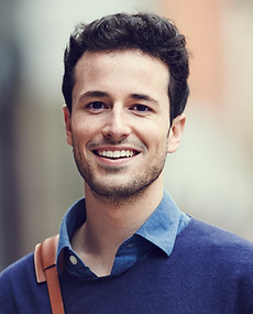 Man with Blue Sweater