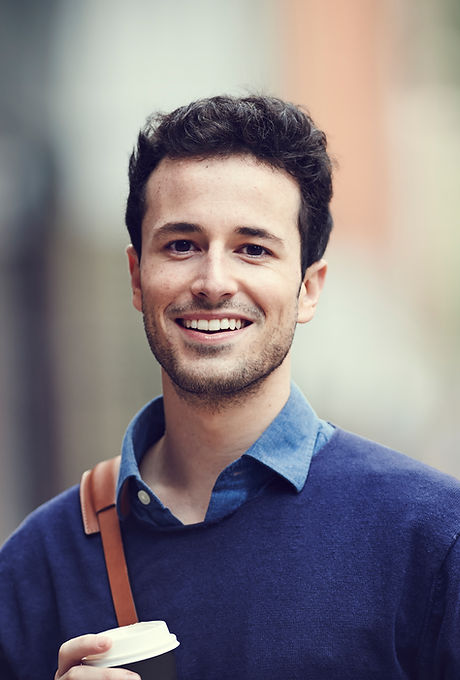 Man with Blue Sweater