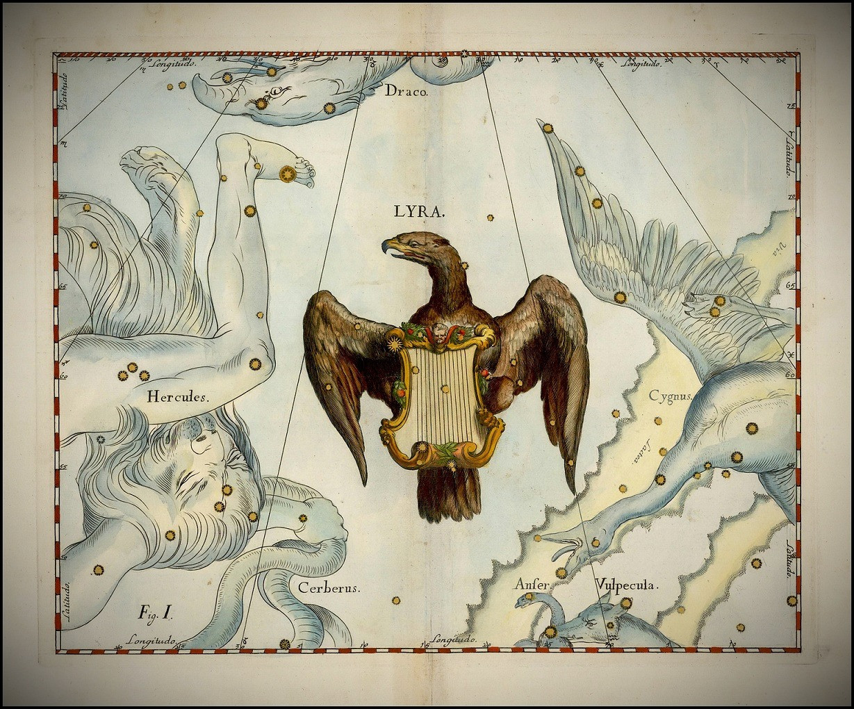 Constellation de la Lyre Ciel de nuit — free download
