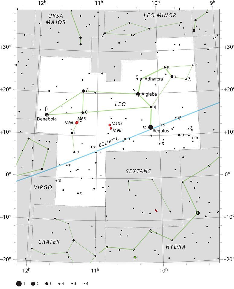 Leo Lion Constellation UAI IAU Jean-Brice GAYET Ciel de nuit