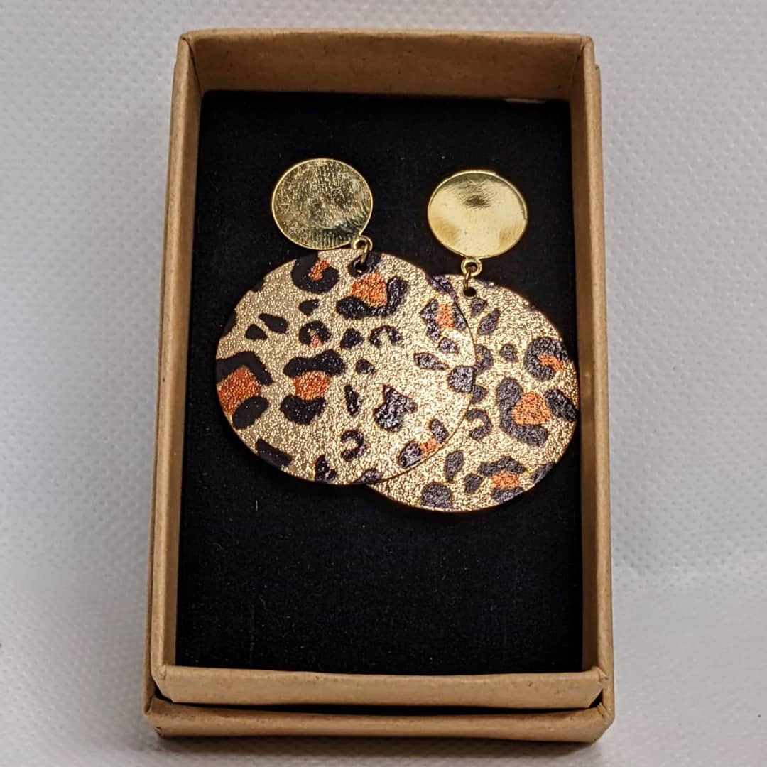 ~ Boucles d'oreilles Léopard ~