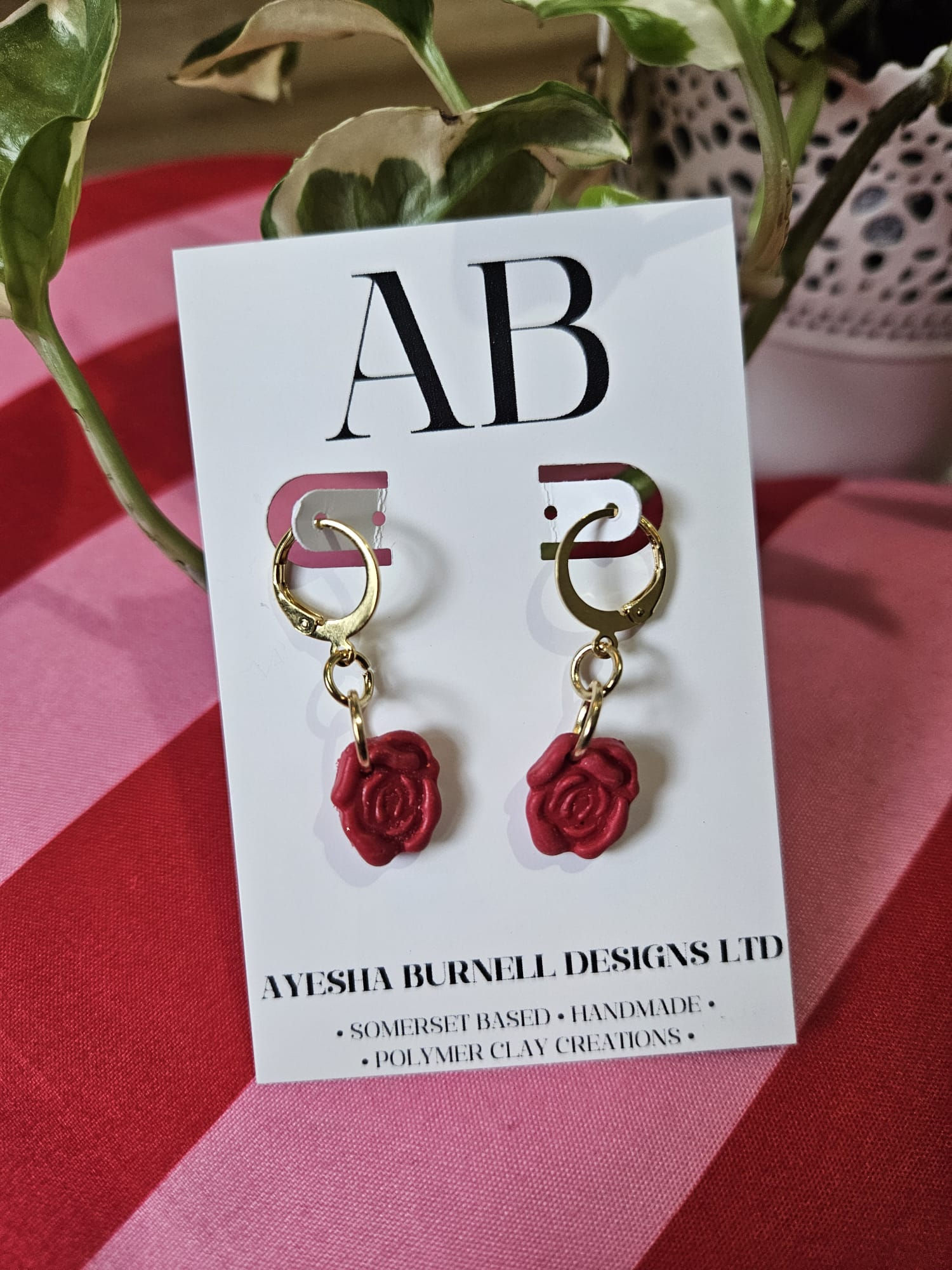 Mini Rose Huggies - Gold