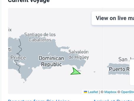 Raw materials arrive in the Dominican Republic!