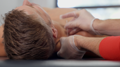Personal Performance dry needling treatment on client — brand film by Boda Studios Charleston SC
