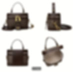 Women Elegant Handbag & Crossbody bag with Detachable Strap