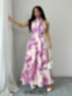 Purple line dress