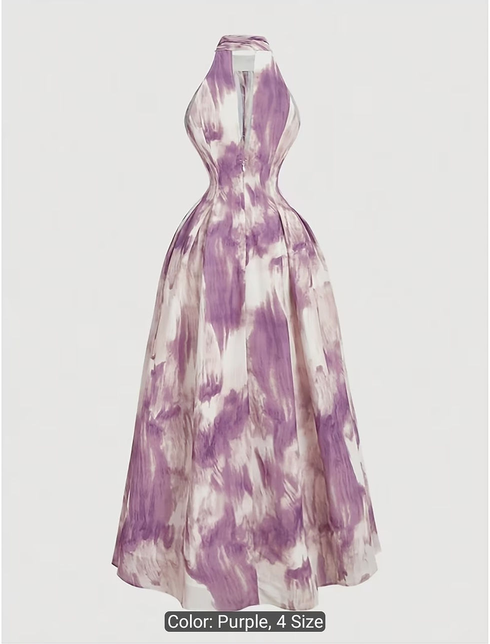 Purple line dress