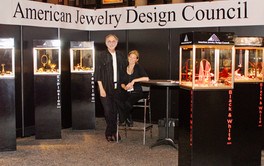 American Jewelry Design Council Booth at Jewelers of America Show, New York