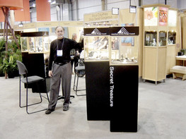 Alan hosting AJDC booth at the JCK Show in Las Vegas for Secret Treasure