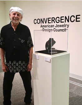 Alan at the Convergence Exhibition in the Headly-Whitney Museum of Art in Lexington, Kentucky