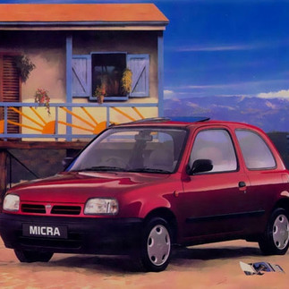 background for Nissan ad
