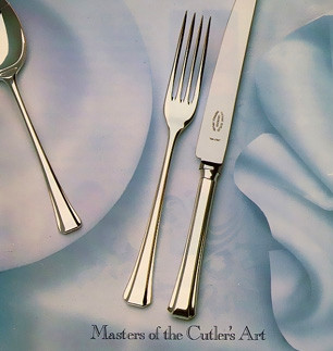airbrushed background with Butler cutlery